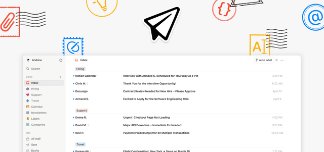 Notion Mail ระบบจัดการอีเมล พัฒนาโดย Notion