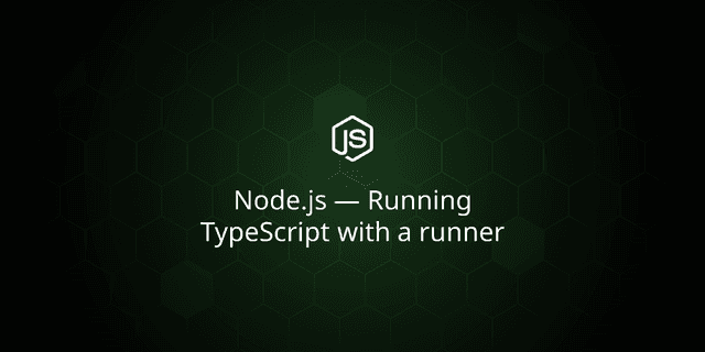 Node.js รัน TypeScript โดยตรง v23.6+: node app.ts ไม่ต้อง tsc/esbuild